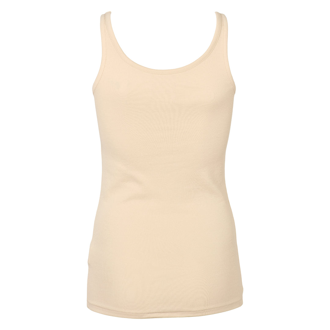 Conservandum CALM RIB tank top S_S Tee Oak 013040001