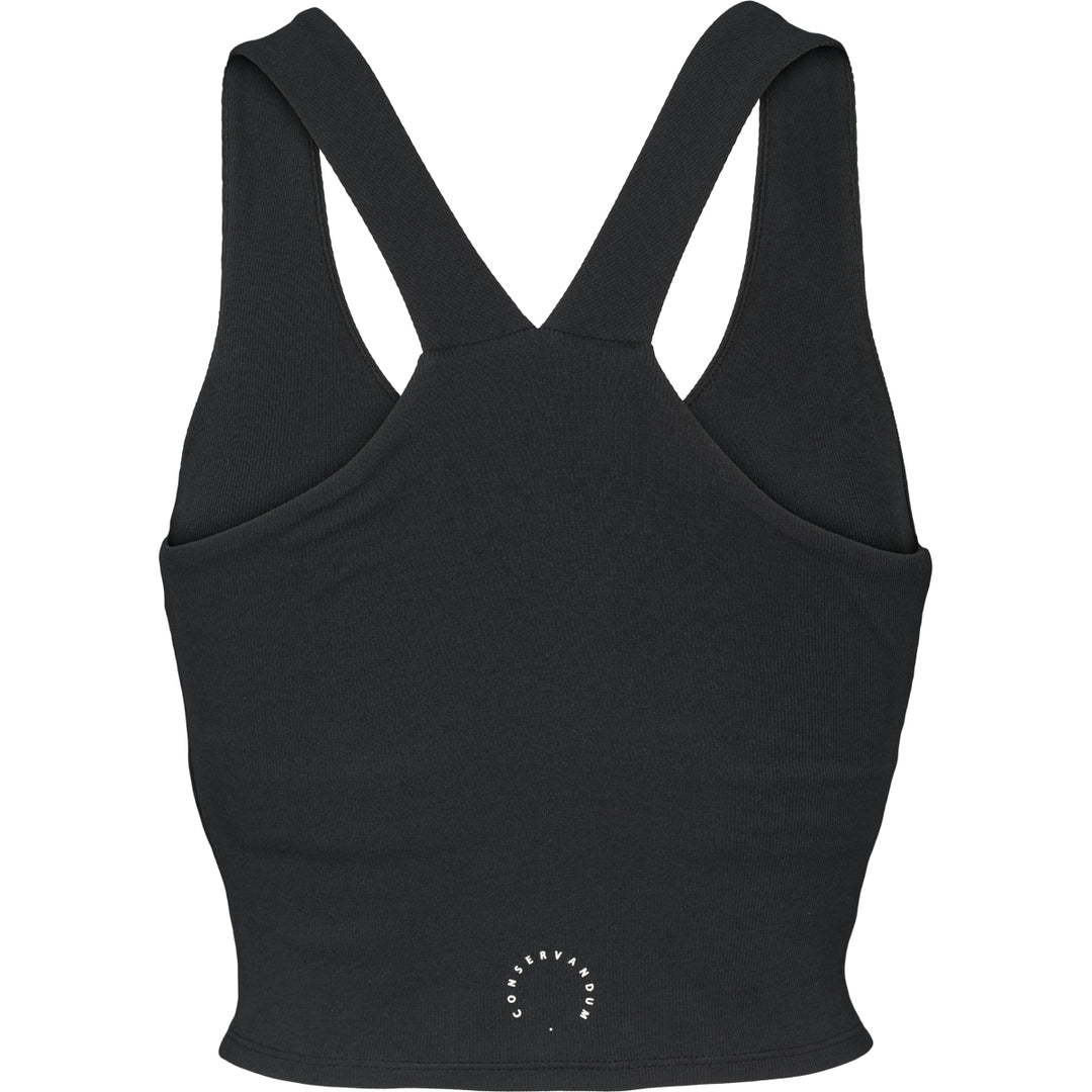 Conservandum CALM RIB tank top S_S Tee Black 019400706