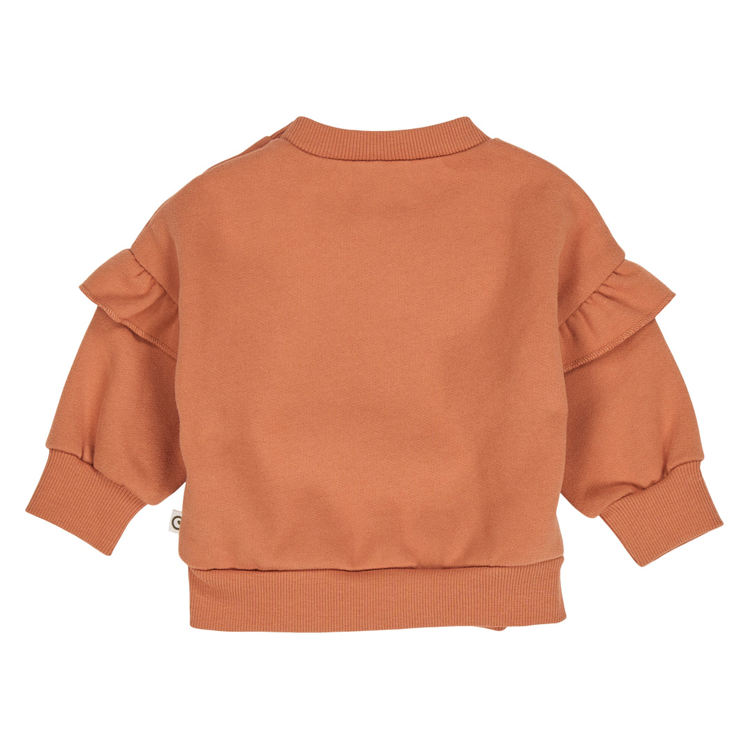 müsli CEDAR deer frill sweatshirt L_S Tee Clay 016142901
