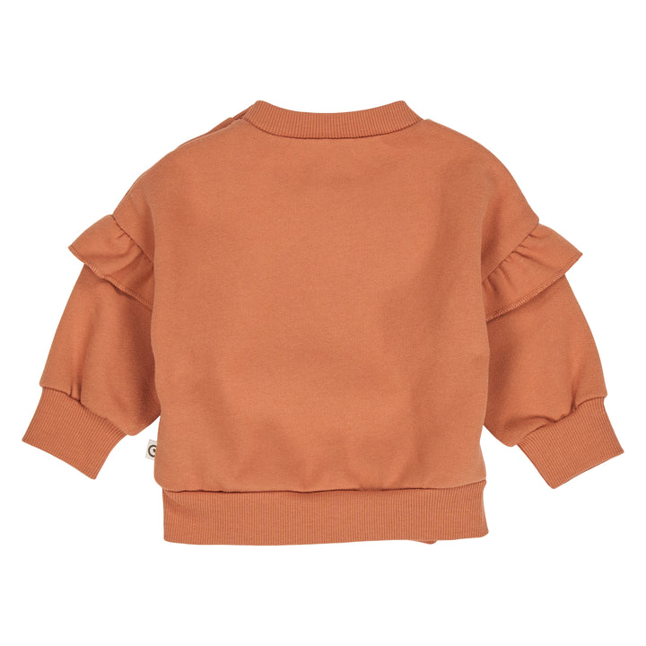 müsli CEDAR deer frill sweatshirt L_S Tee Clay 016142901