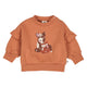müsli CEDAR deer frill sweatshirt L_S Tee Clay 016142901