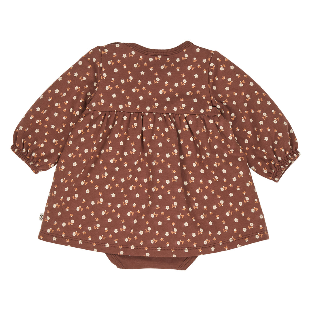 müsli CEDAR floral printed dress body Dress Root/ Oak/ Clay 690000265