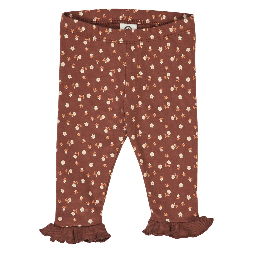 müsli CEDAR floral printed frill pants Pants Root/ Oak/ Clay 690000265
