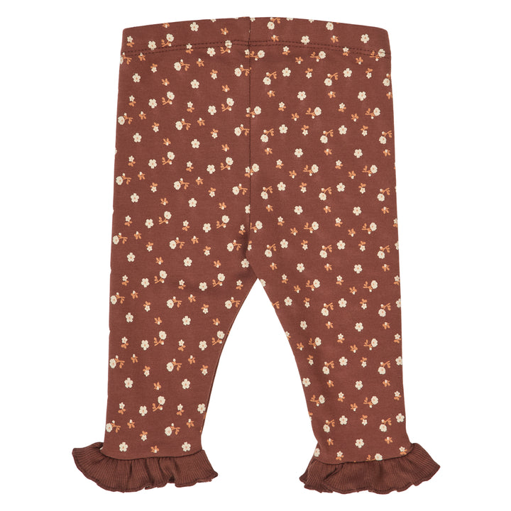 müsli CEDAR floral printed frill pants Pants Root/ Oak/ Clay 690000265