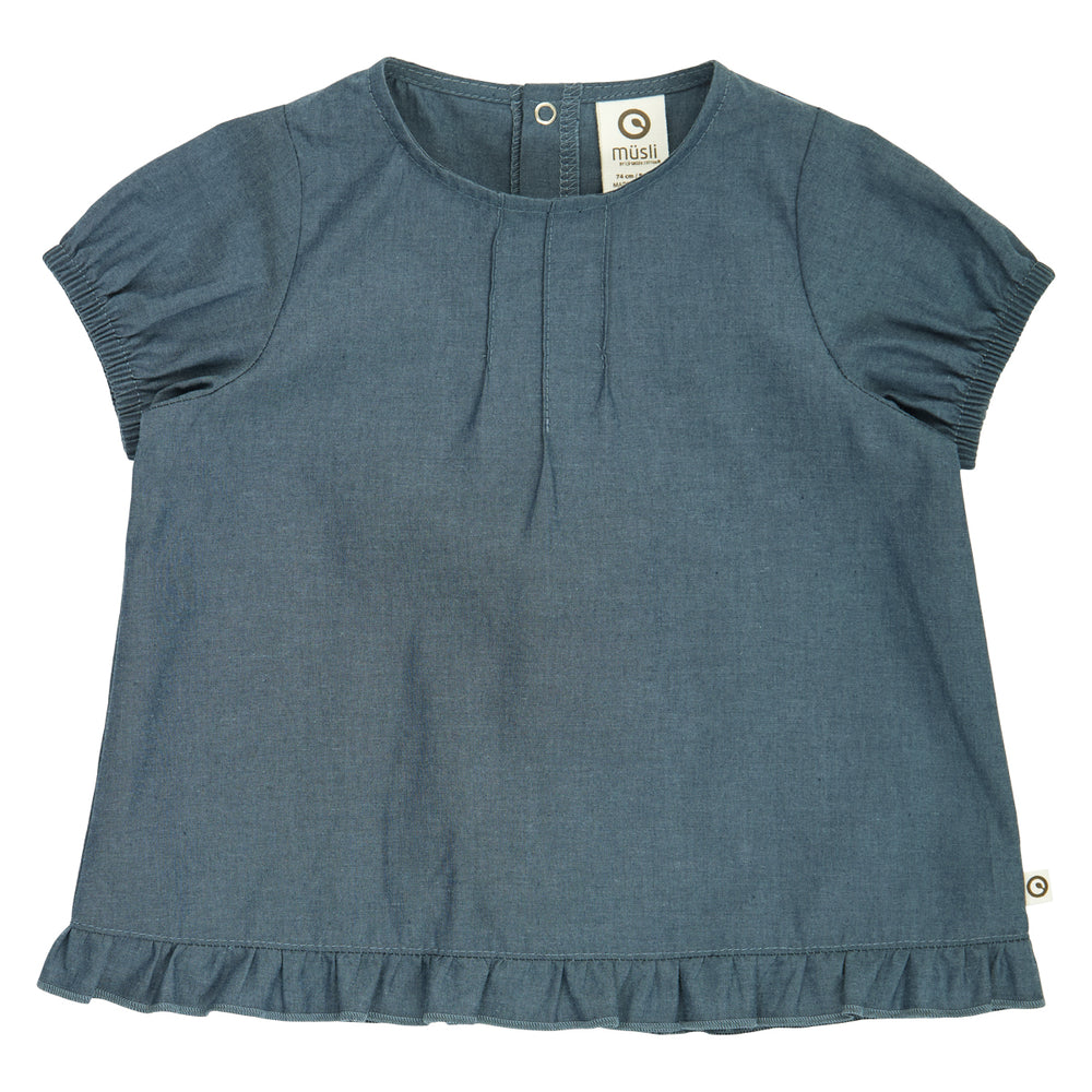 müsli CHAMBRAY puffsleeve top S_S Tee Chambray 563018901