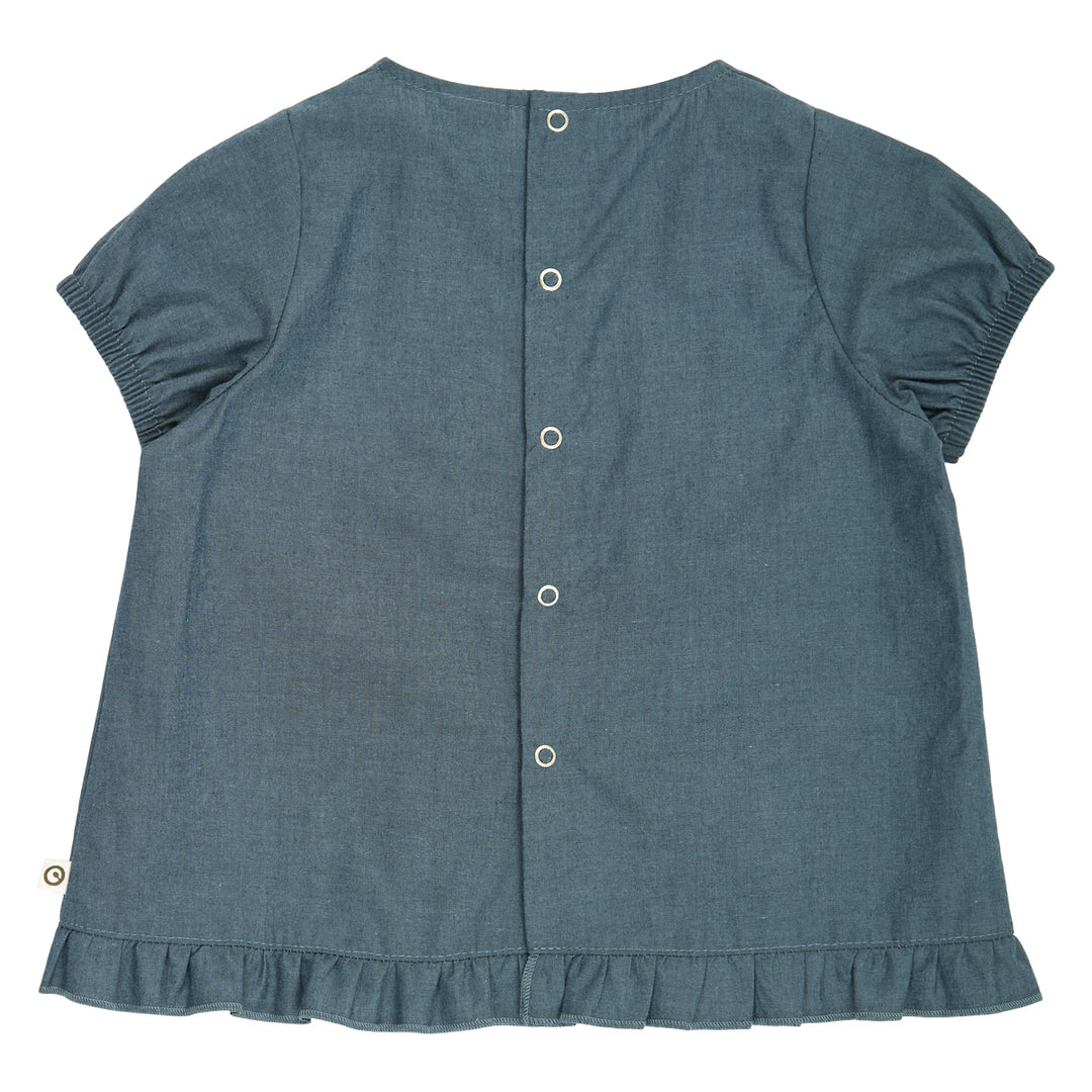 müsli CHAMBRAY puffsleeve top S_S Tee Chambray 563018901