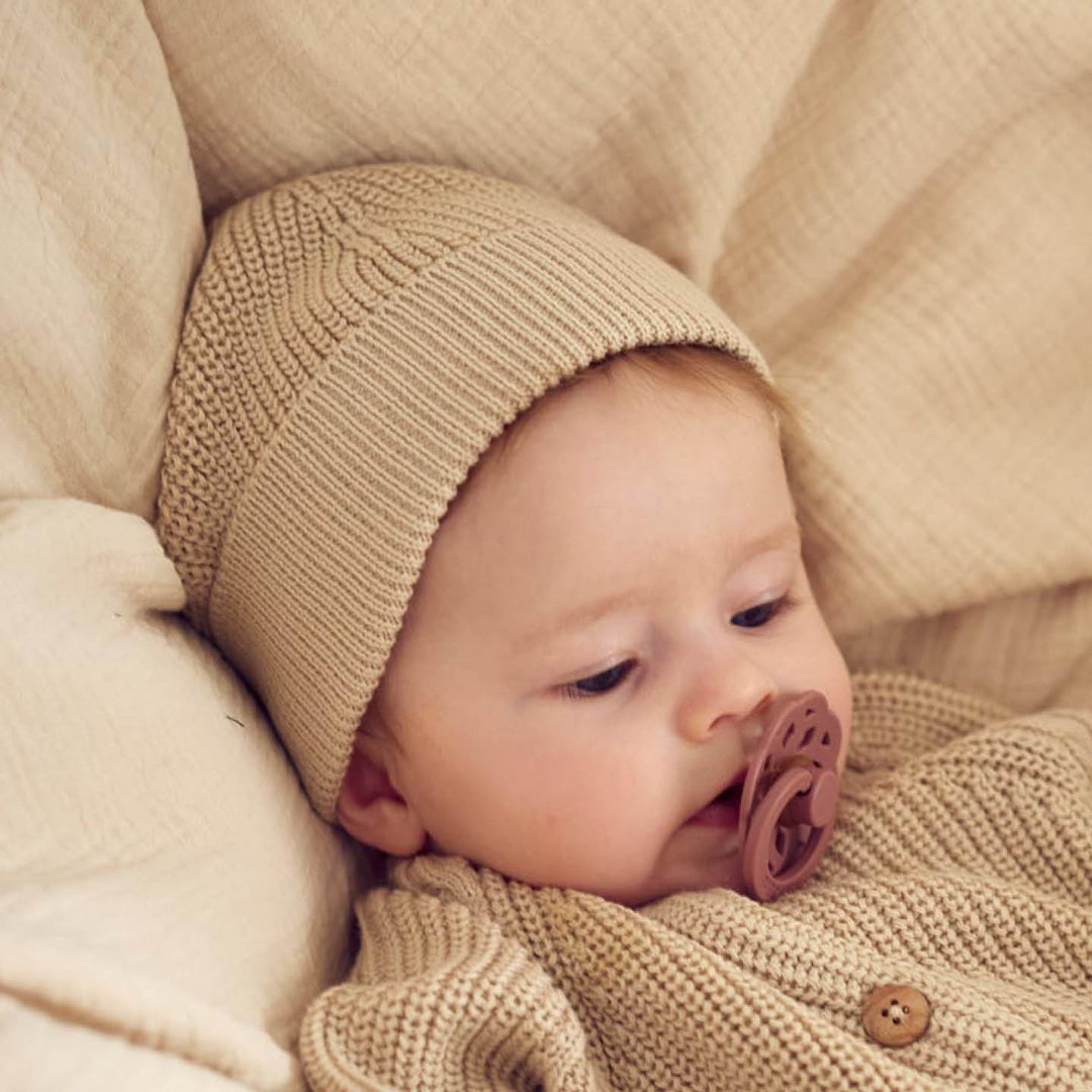 müsli CHUNKY KNIT beanie/hat Headwear Oat 013040401