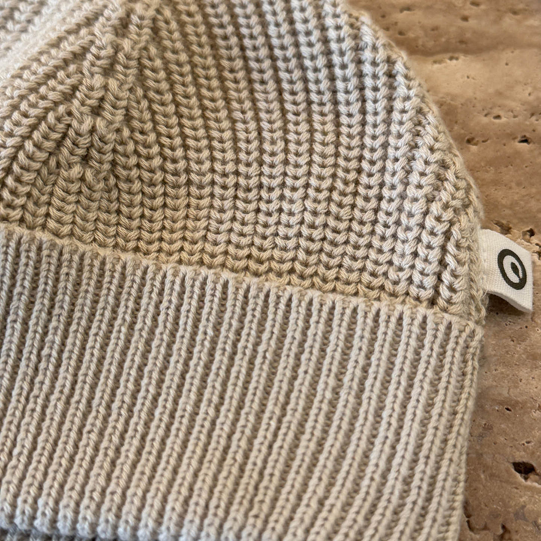 müsli CHUNKY KNIT beanie/hat Headwear Oat 013040401