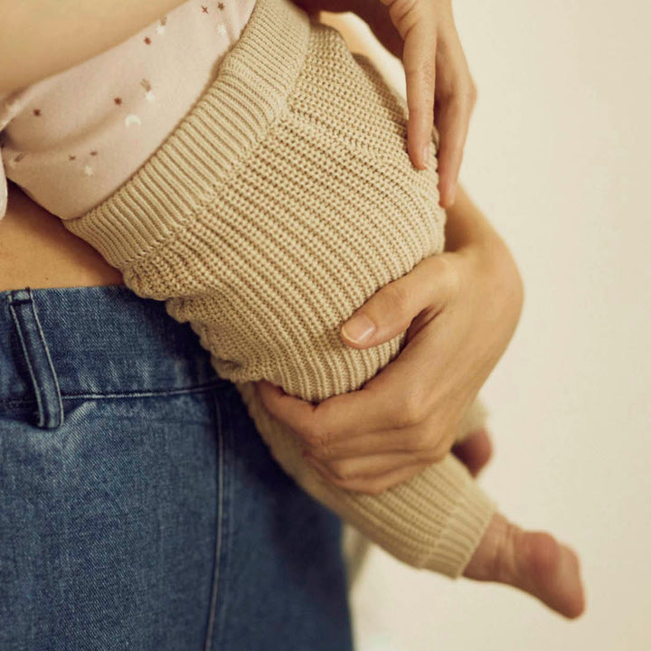 müsli CHUNKY KNIT pants Pants Oat 013040401