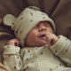 müsli CLOVER waffle hat with ears Headwear Oat/ Balsam cream/ Walnut 690000344
