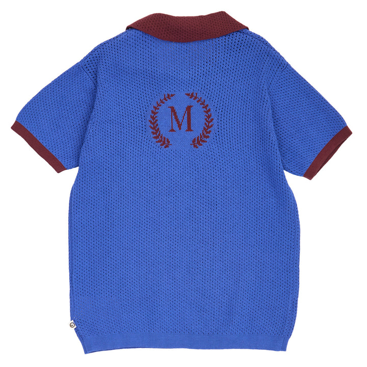 müsli CLUBHOUSE knit polo S_S Tee Azure blue 018394902