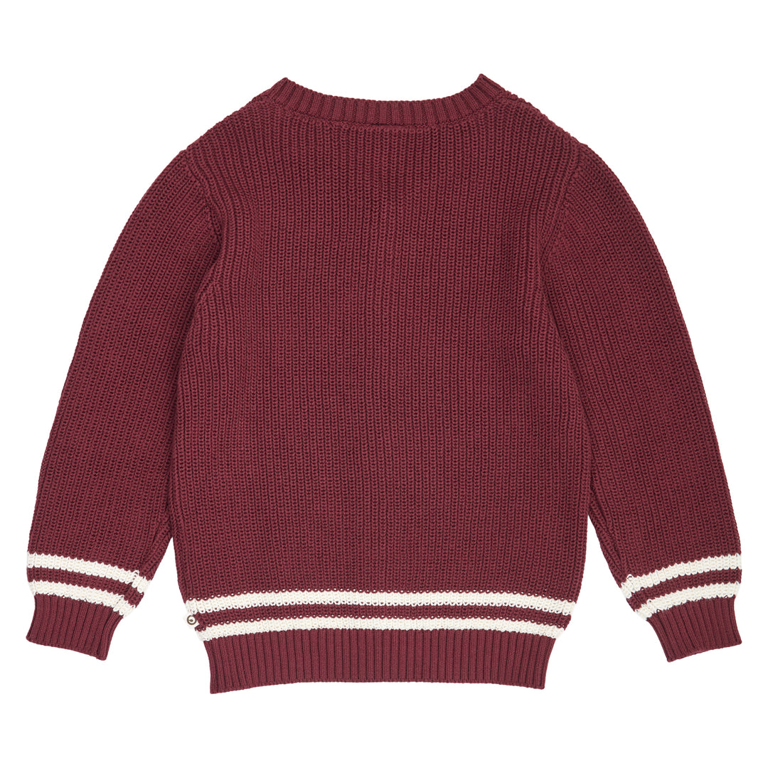 müsli CLUBHOUSE knitted cardigan L_S Tee Russet 019172504