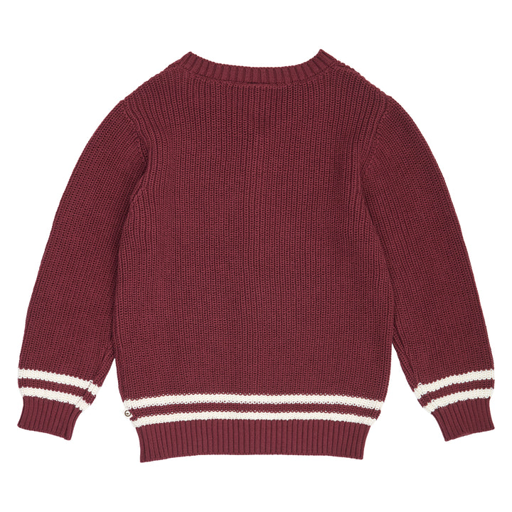 müsli CLUBHOUSE knitted cardigan L_S Tee Russet 019172504
