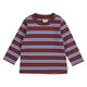 müsli CLUBHOUSE stripe top L_S Tee Russet/ Azure blue/ Tofu 690000302