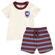 müsli CLUBHOUSE striped 2-piece set Bodystockings Russet/ Azure blue/ Tofu 690000302
