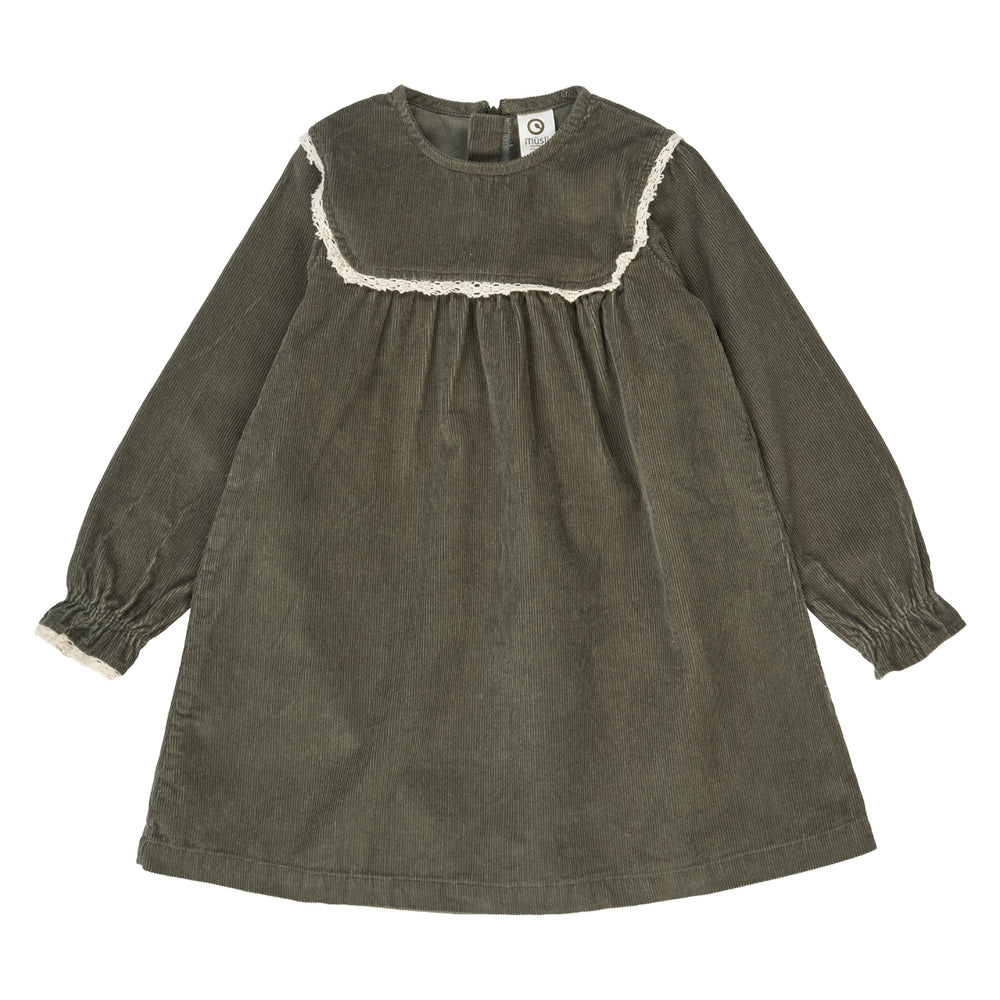 müsli CORDUROY dress Dress Deep green 019040401