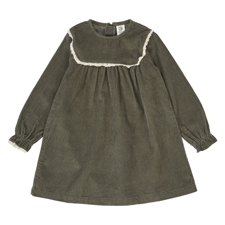 müsli CORDUROY dress Dress Deep green 019040401