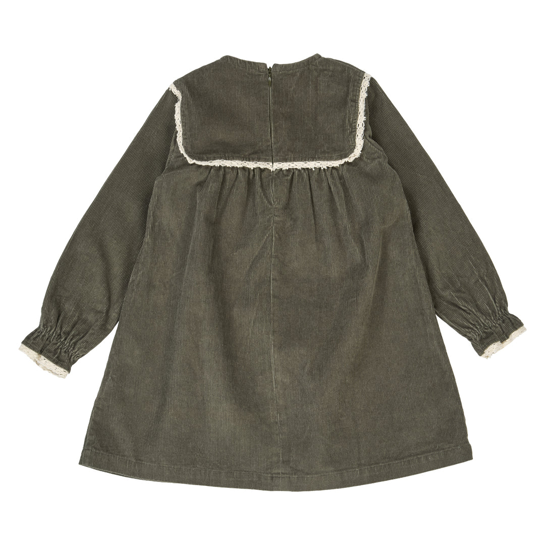 müsli CORDUROY dress Dress Deep green 019040401