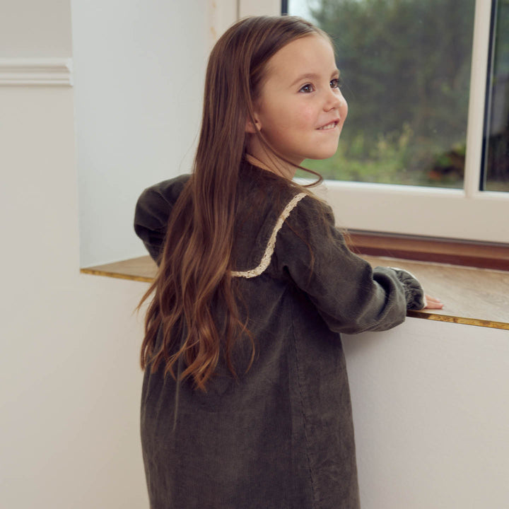 müsli CORDUROY dress Dress Deep green 019040401