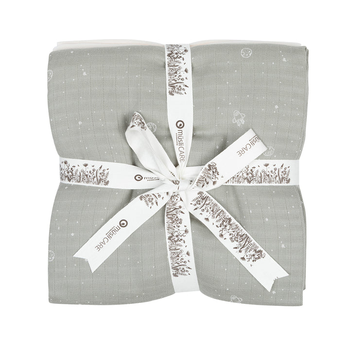 müsli COSMOS muslin babywrap 2-pack Nursery Mineral green/ Balsam cream 690000365