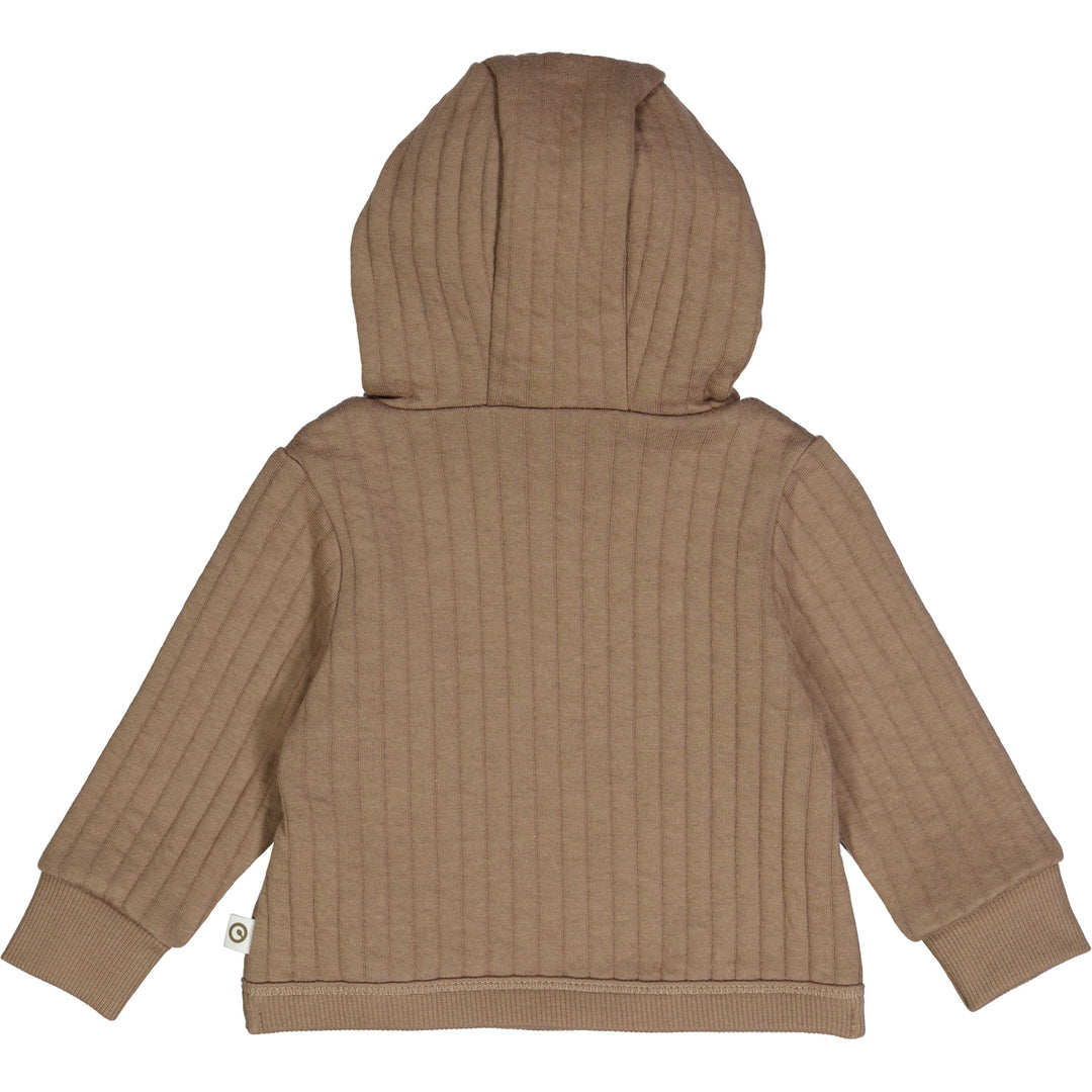 müsli COTTON QUILT jacket Cardigan Walnut 017080802
