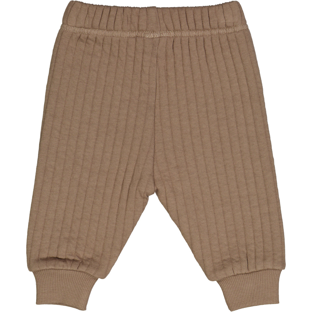 müsli COTTON QUILT pants Pants Walnut 017080802