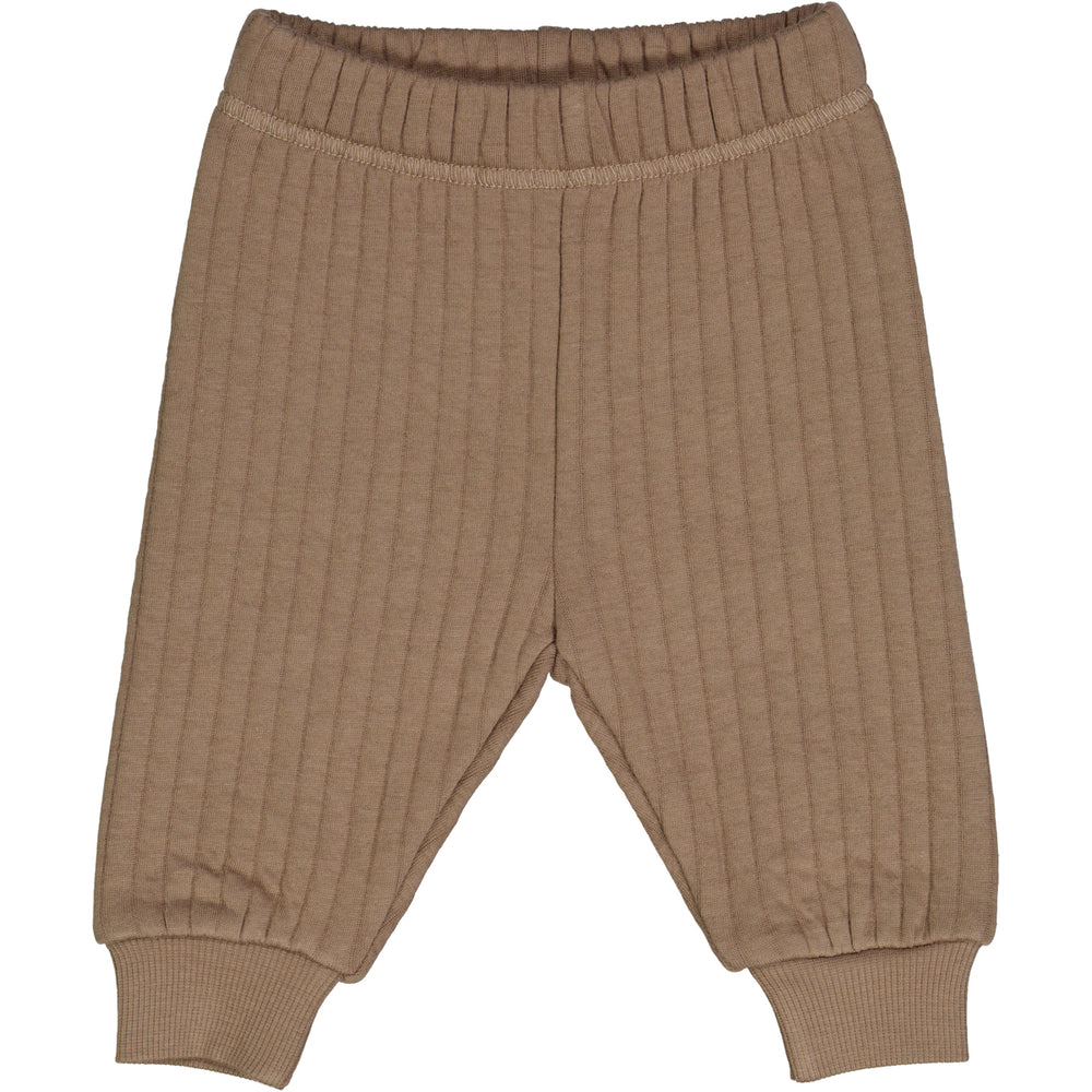 müsli COTTON QUILT pants Pants Walnut 017080802