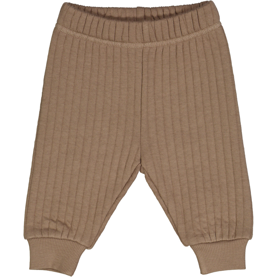 müsli COTTON QUILT pants Pants Walnut 017080802