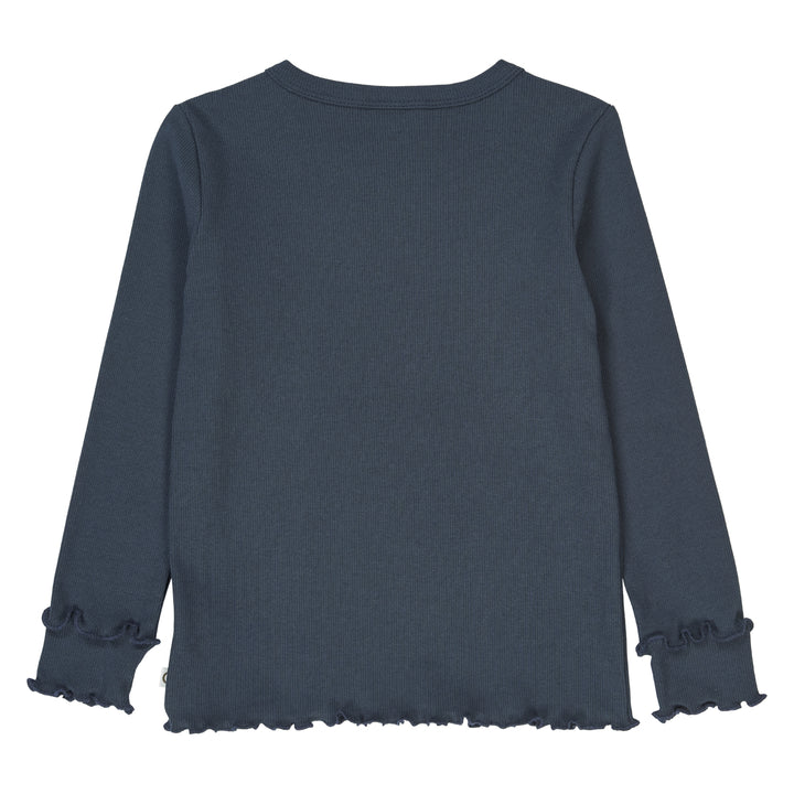 müsli COZY ME RIB deco top L_S Tee Night blue 019402301