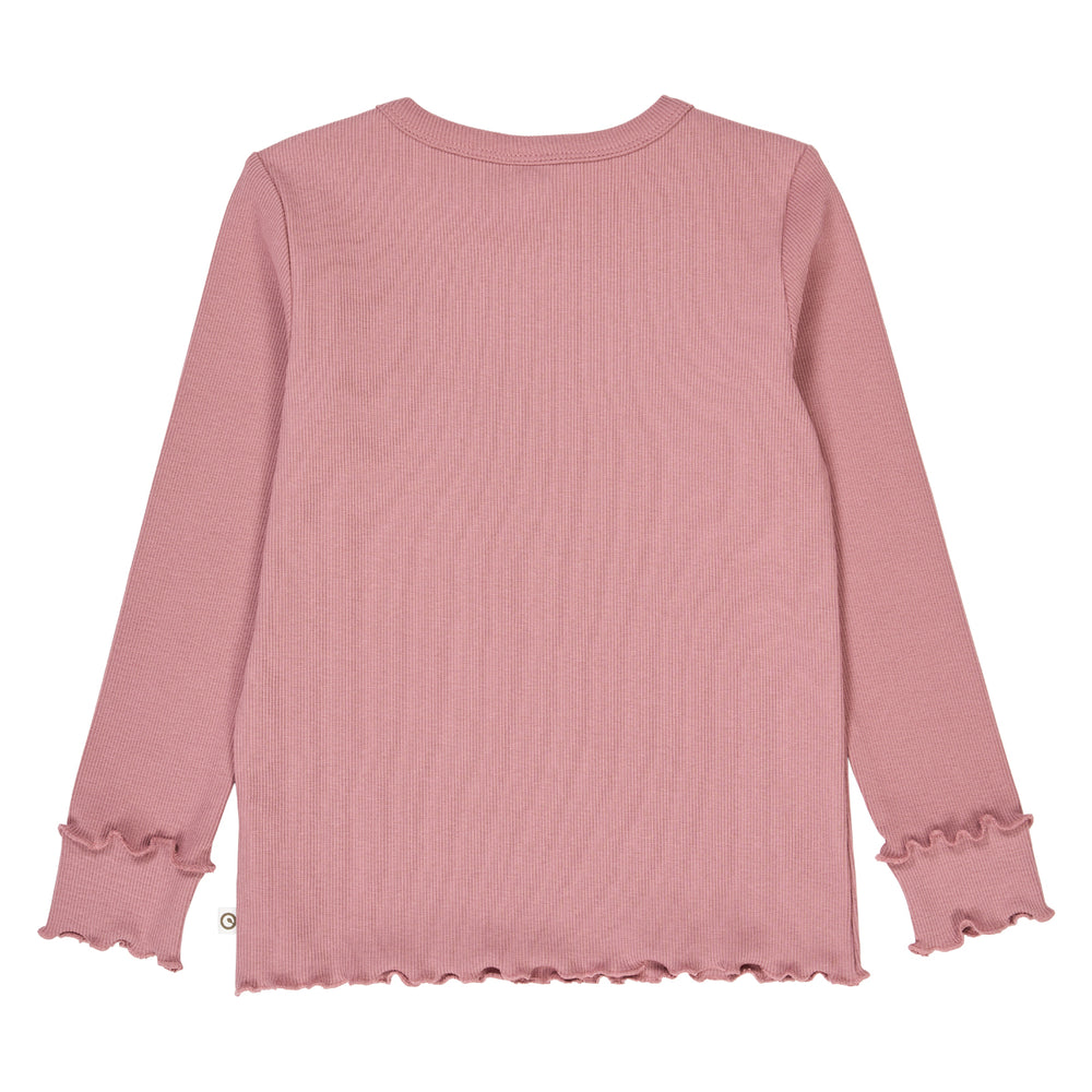 müsli COZY ME RIB deco top L_S Tee Nostalgia Rose 017151200