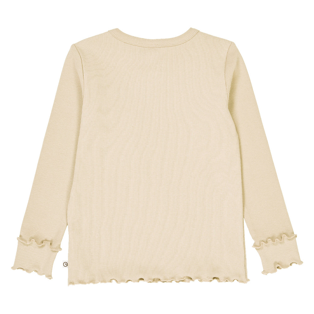 müsli COZY ME RIB deco top L_S Tee Oak 013040001