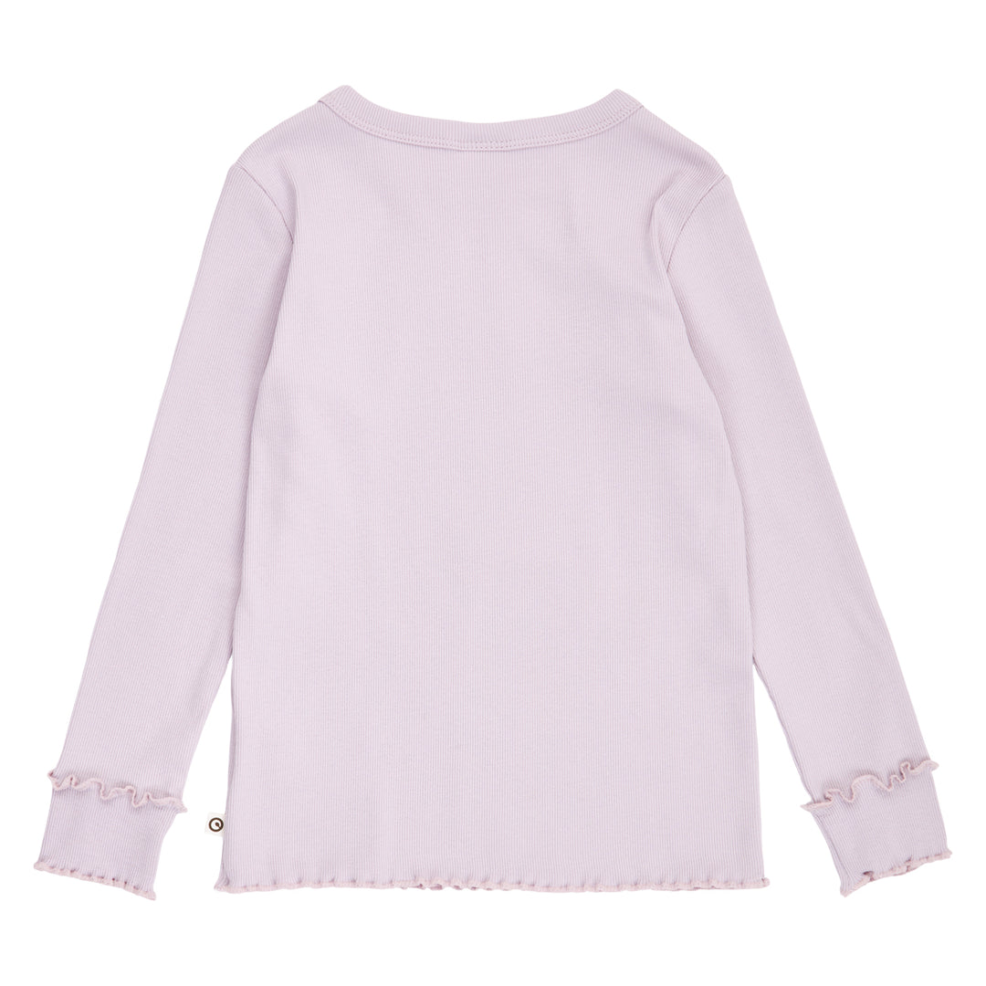 müsli COZY ME RIB deco top L_S Tee Bloom 014390503