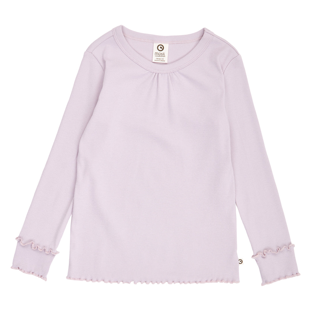 müsli COZY ME RIB deco top L_S Tee Bloom 014390503