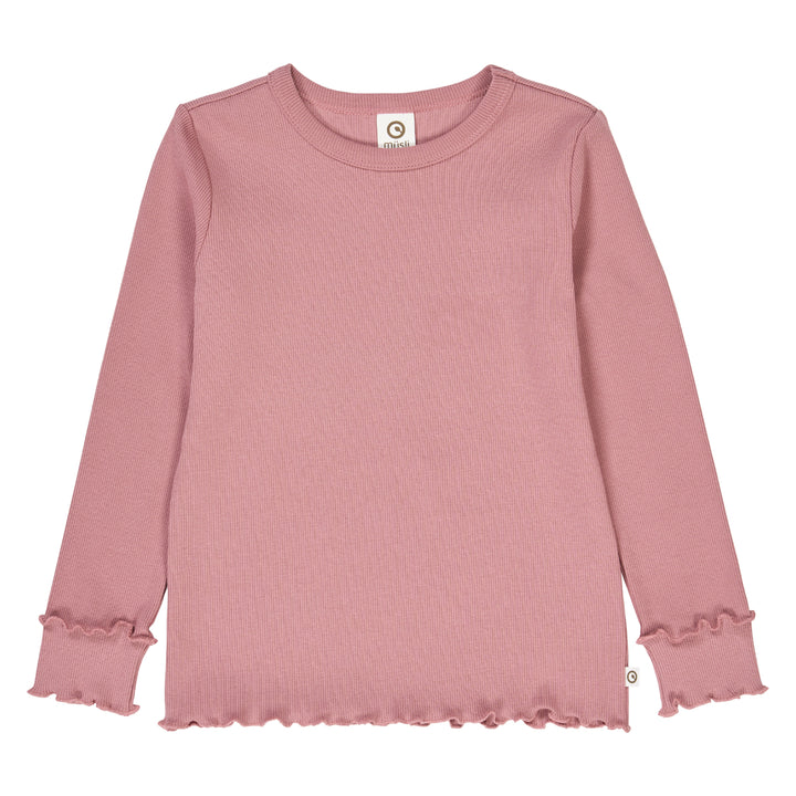 müsli COZY ME RIB deco top 2-pack L_S Tee Oak/ Nostalgia Rose 690000290