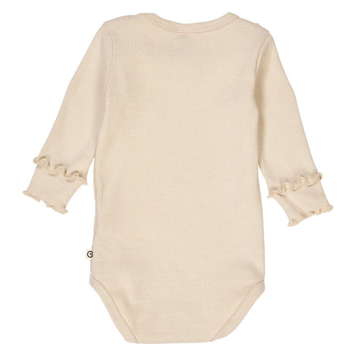 müsli COZY ME RIB frill collar body Bodystockings Oak 013040001