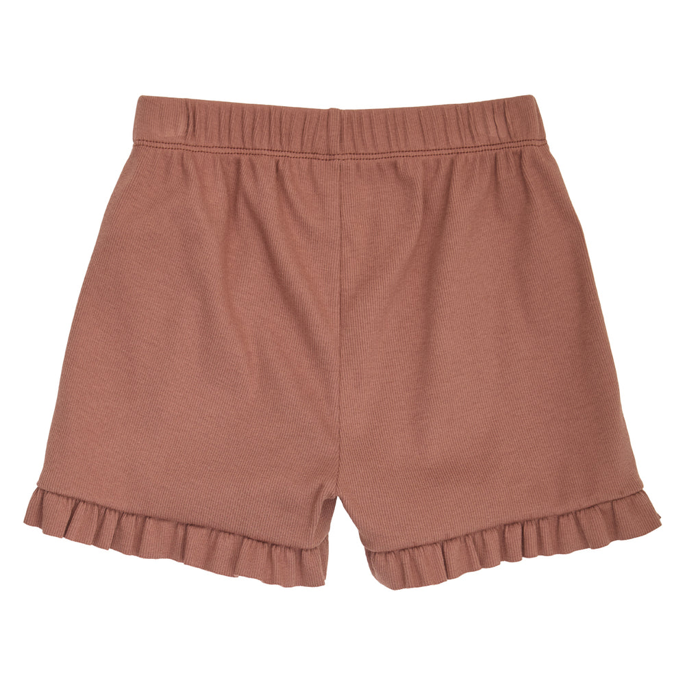 müsli COZY ME RIB frill shorts Pants Pecan 018142101