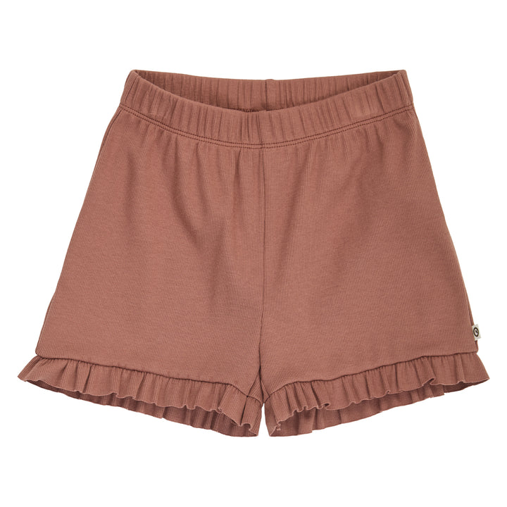 müsli COZY ME RIB frill shorts Pants Pecan 018142101