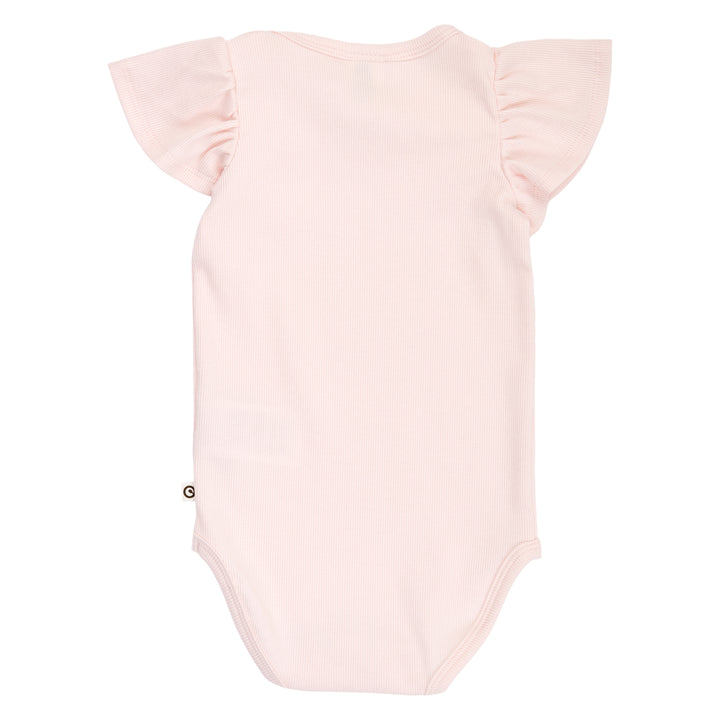 müsli COZY ME RIB frill sleeve body 2-pak Bodystockings Tofu / Prim Rose 691001100