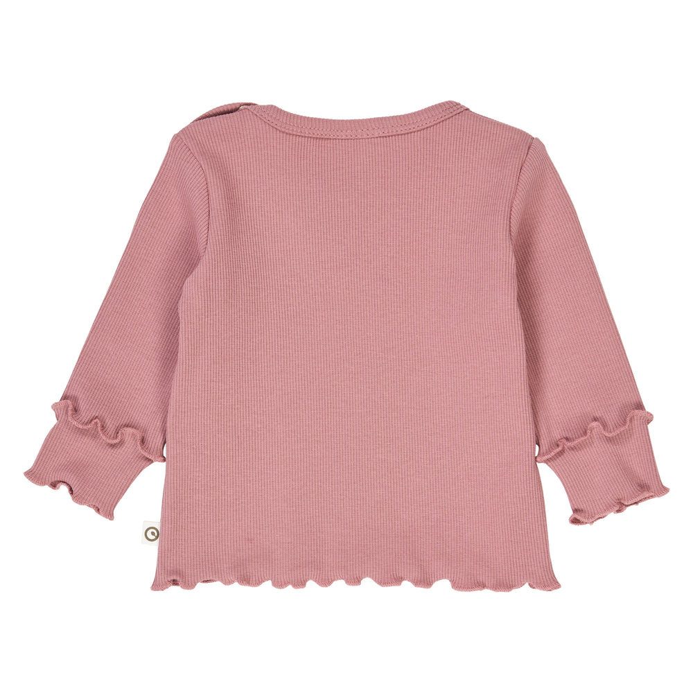 müsli COZY ME RIB top L_S Tee Nostalgia Rose 017151200