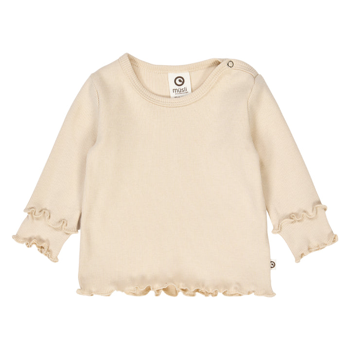 müsli COZY ME RIB top L_S Tee Oak 013040001