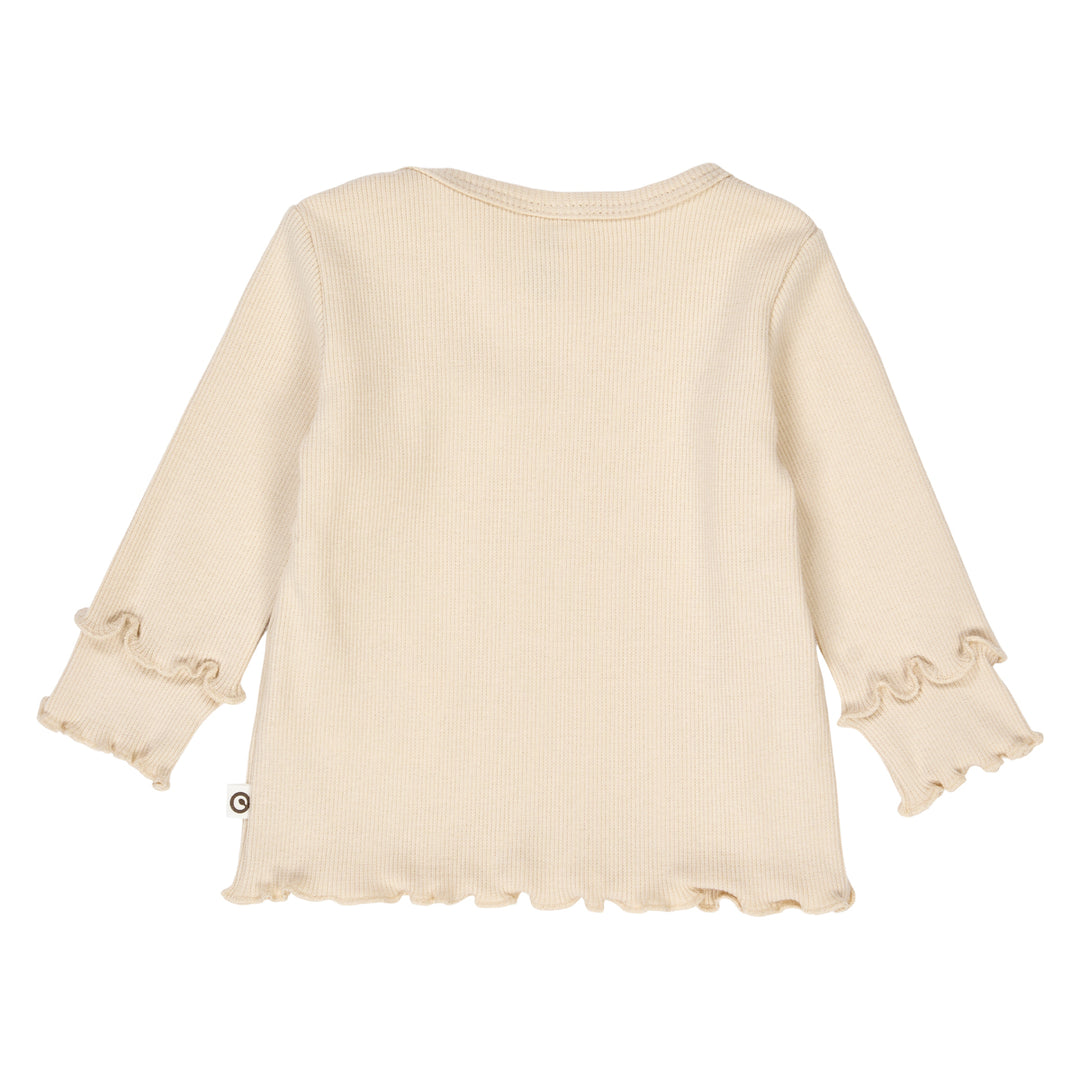 müsli COZY ME RIB top L_S Tee Oak 013040001