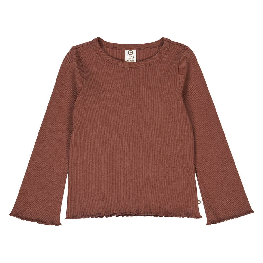 müsli COZY ME RIB top L_S Tee Root 019122804