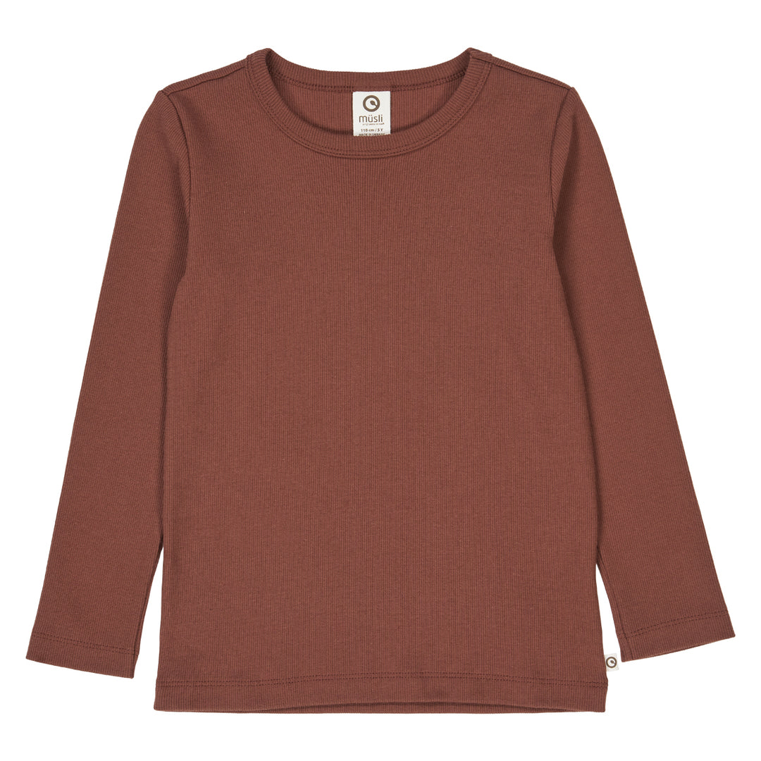 müsli COZY ME RIB top L_S Tee Root 019122804