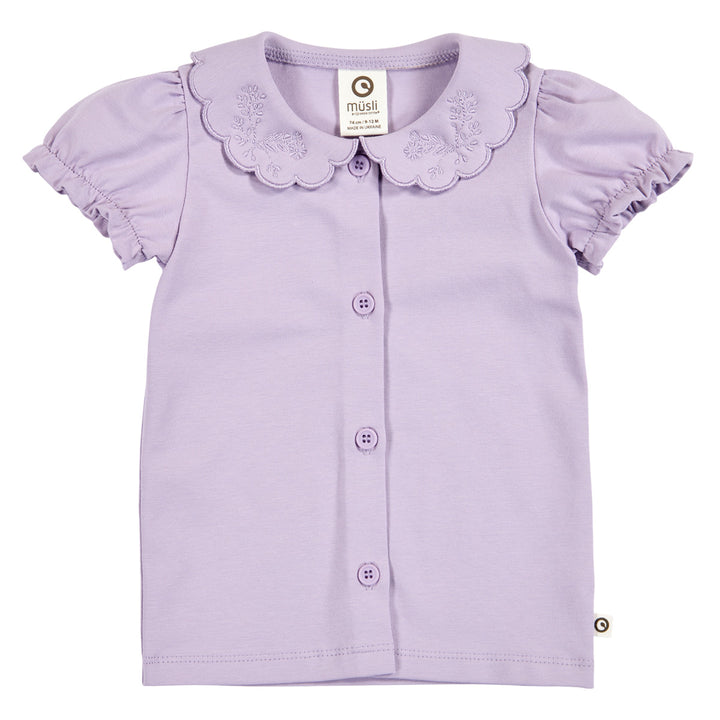 müsli COZY ME collar puff sleeve shirt S_S Tee Dream 016361501