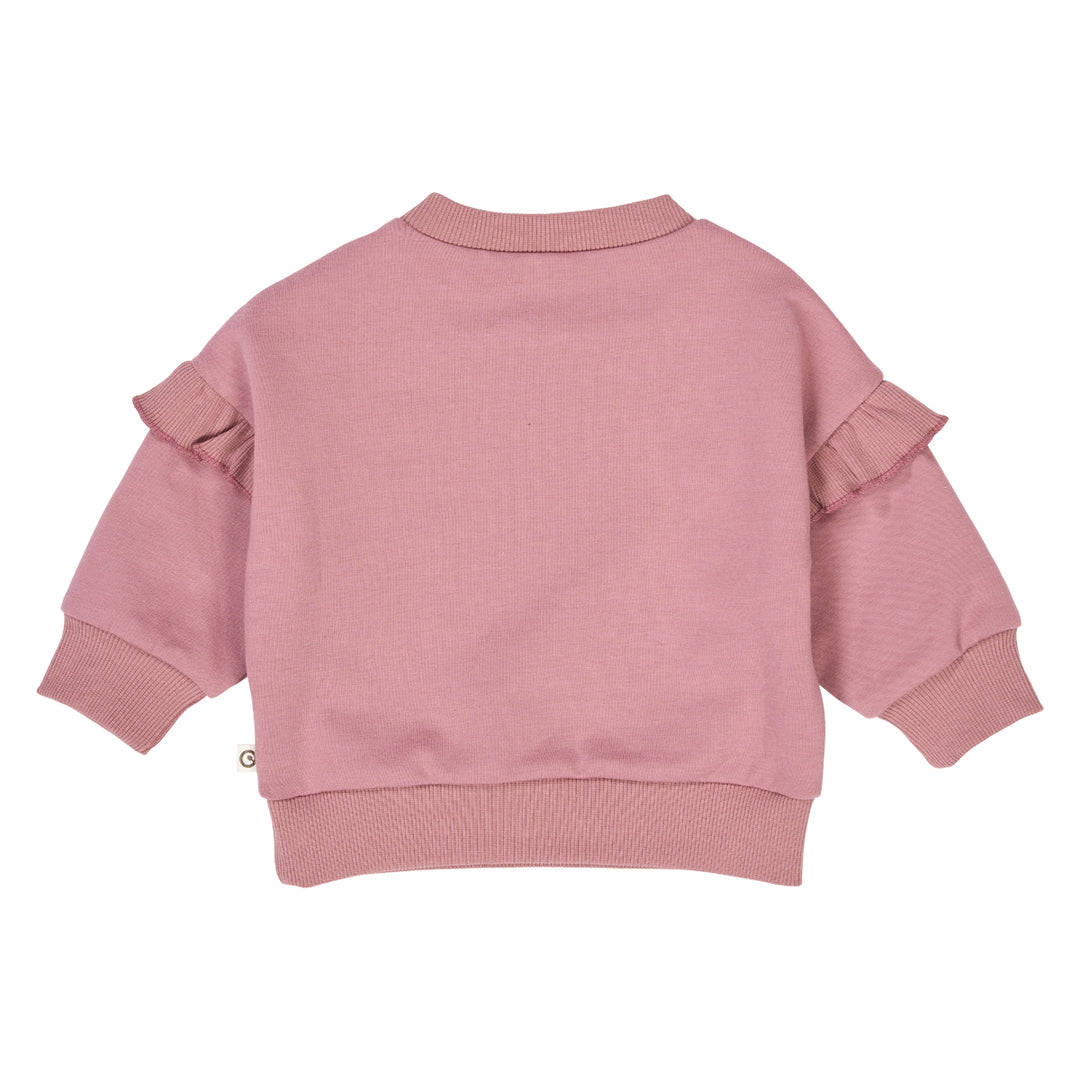 müsli COZY ME frill sweatshirt L_S Tee Nostalgia Rose 017151200