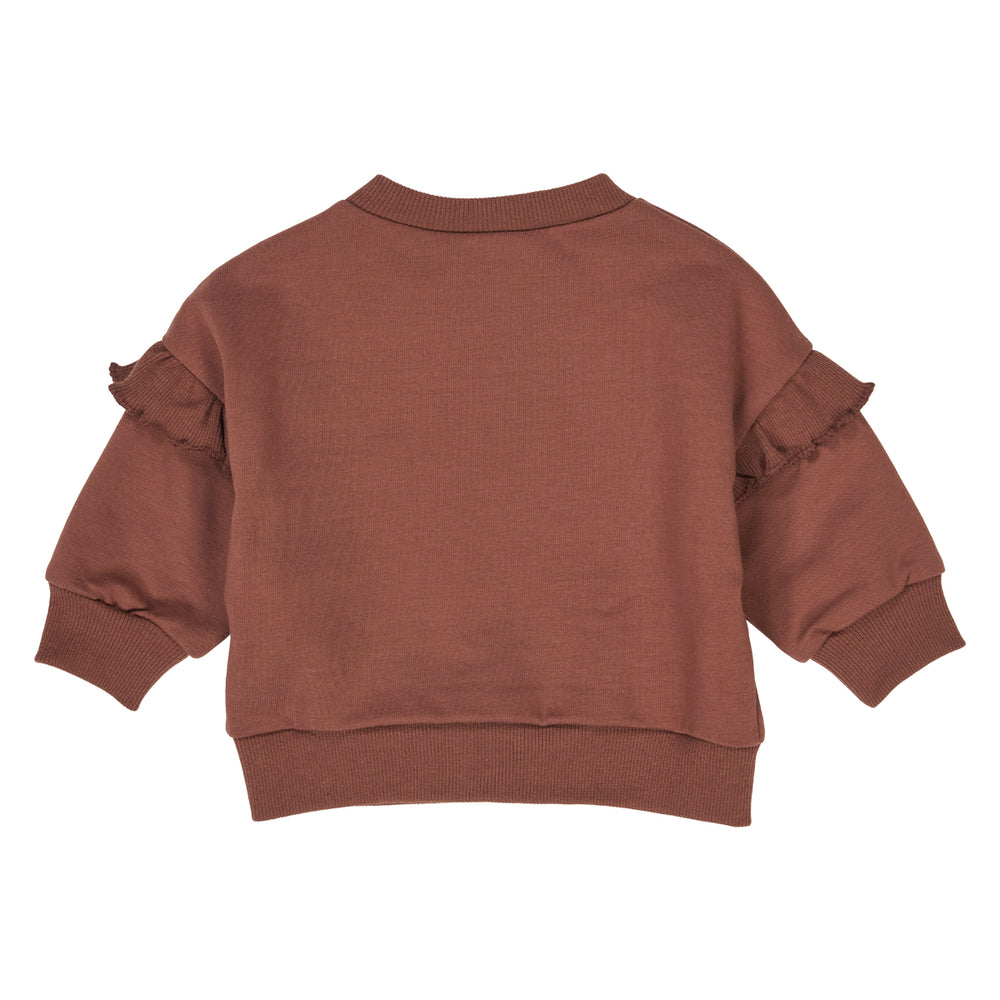 müsli COZY ME frill sweatshirt L_S Tee Root 019122804