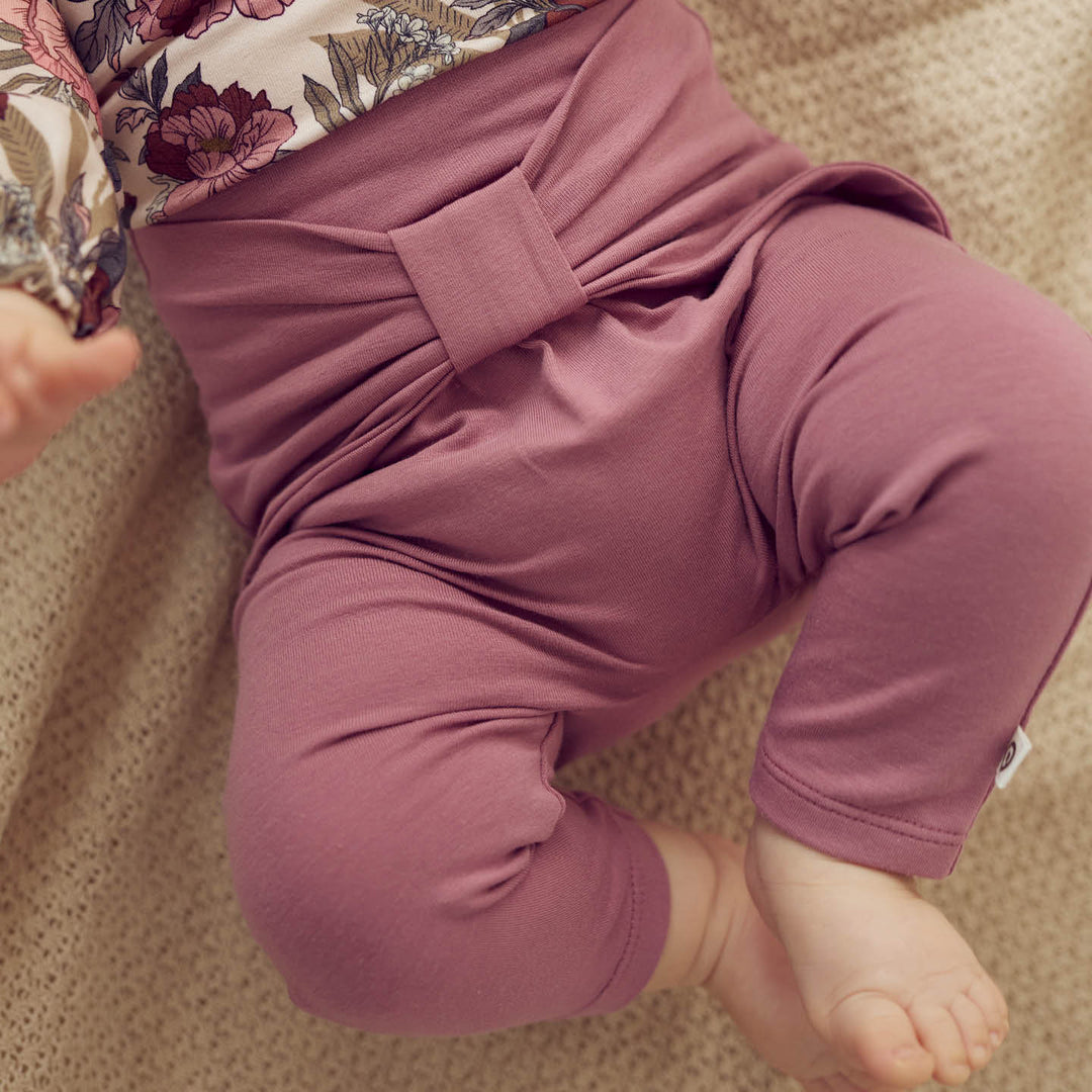 müsli COZY ME pants with a bow 2-pack Pants Nostalgia Rose/ Stormy Blue 690000286