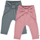 müsli COZY ME pants with a bow 2-pack Pants Nostalgia Rose/ Stormy Blue 690000286