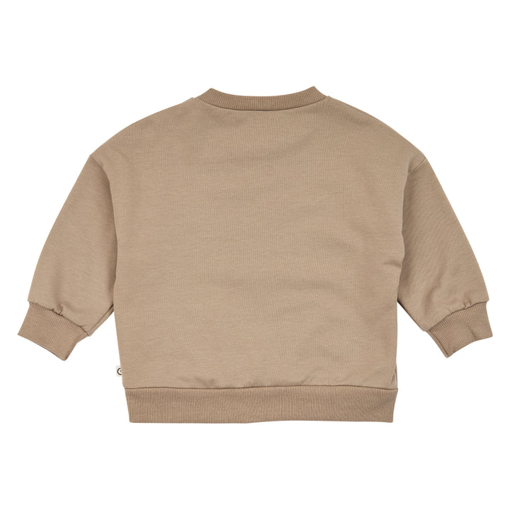 müsli COZY ME pocket sweatshirt L_S Tee Walnut 017080802