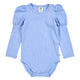 müsli COZY ME puff sleeve body Bodystockings Shell blue 016392901